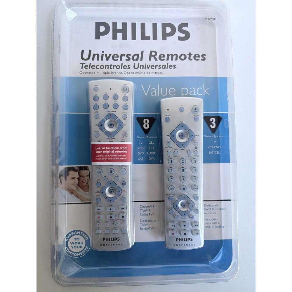 Philips Universal Remote Control 2-Pack (PHDVRBP) - Picture 1 of 3